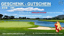 Lade das Bild in den Galerie-Viewer, PAPILLON-GOLF PUTTER, elektronischer Geschenkgutschein EUR 100 - 1.000