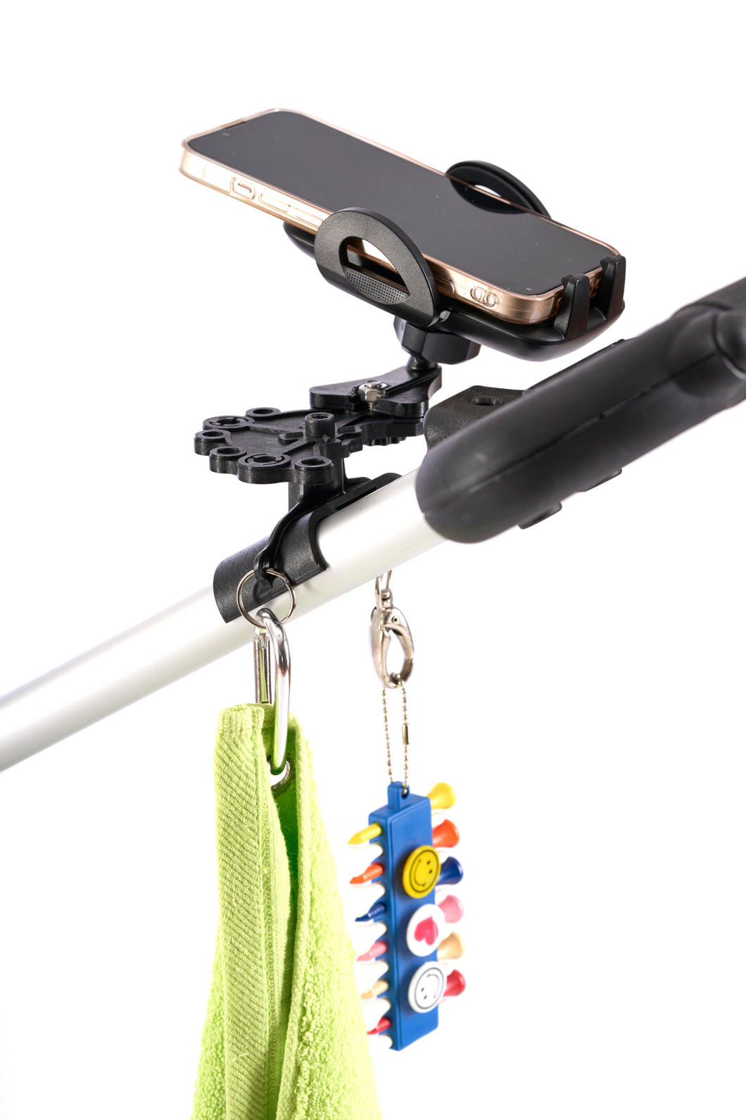 FLAT CAT📱 COCKPIT MIT SMARTPHONE-HALTER – Dein mobiles Caddy-Center!